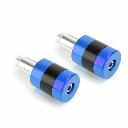 22mm Aluminum Blue Motorcycle Handlebar Weights for F2
