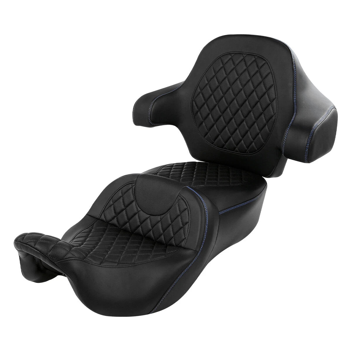 Driver Passenger Seat Backrest Pad for Harley Touring Road Glide (2014-2023)