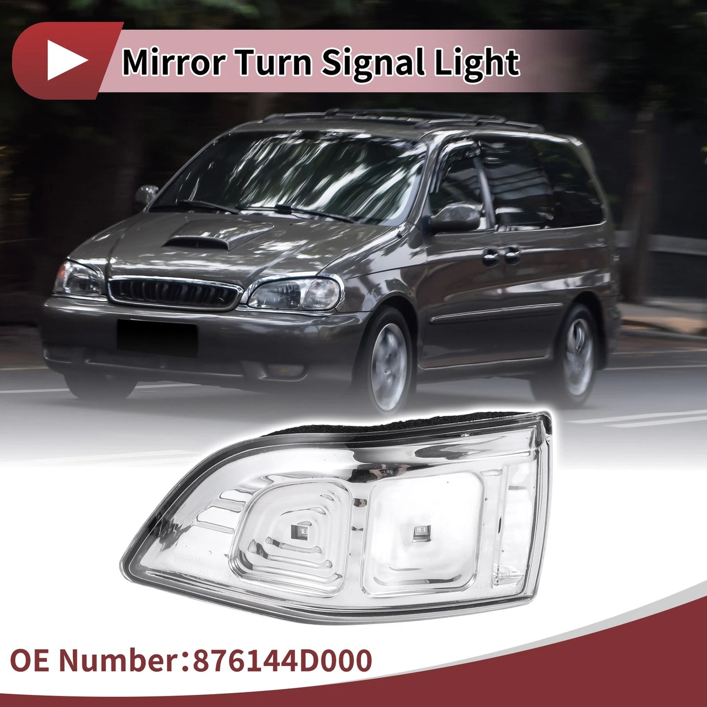 Front Left LED Turn Signal Light for Kia Sedona (2010-2014)