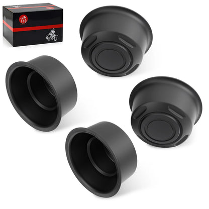 4x Center Dust Caps for Yamaha Rhino (2004–2012)