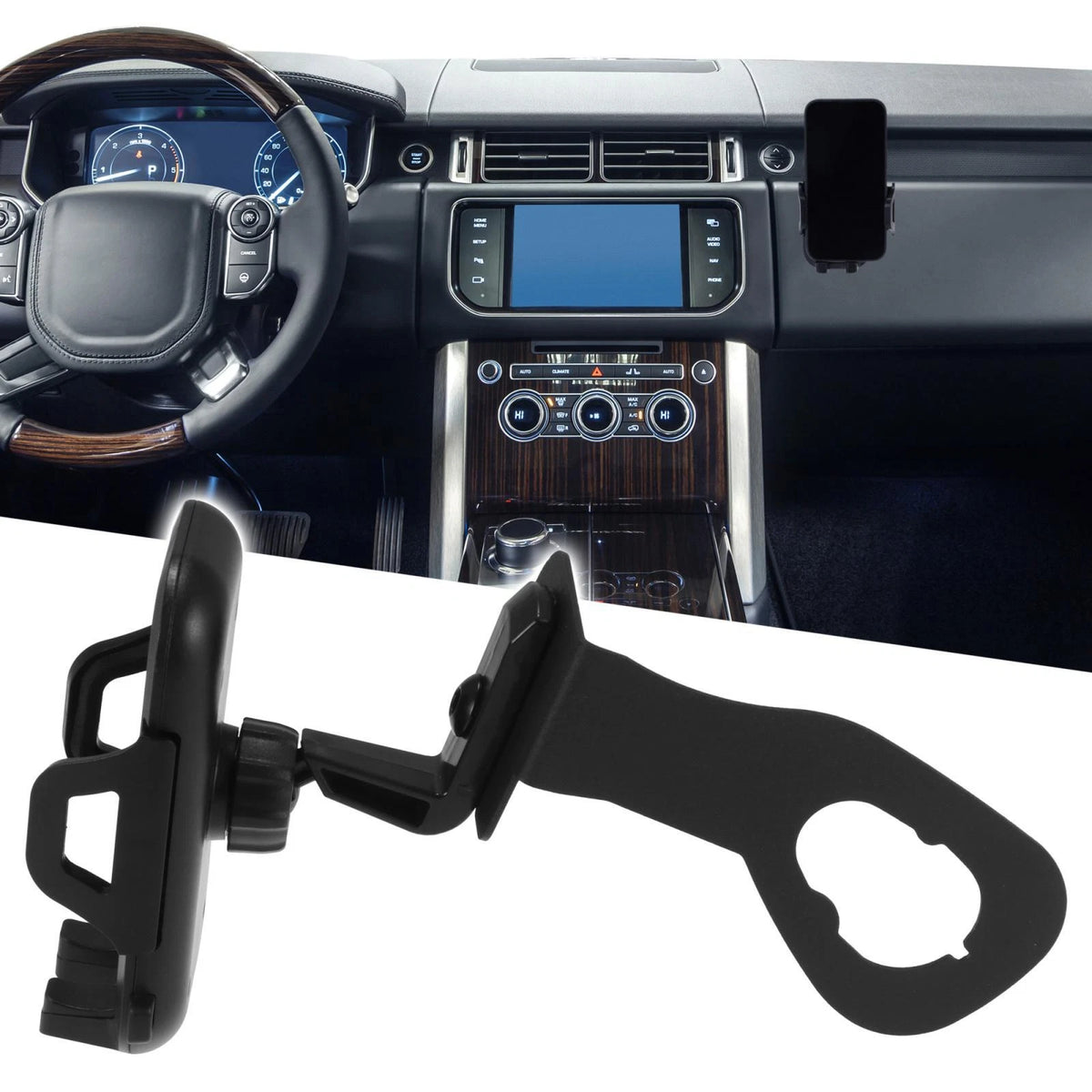 Car Phone Holder Mount for Jeep Wrangler JK JKU (2011-2018)