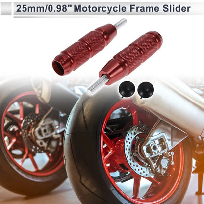 0.71" 2 x Aluminum Alloy Plastic Motorcycle Slider Frame for Motorcycle