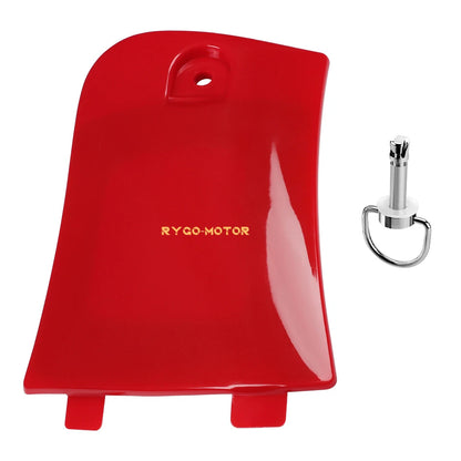 Red Utility Box Lid & Stud for Honda TRX650 Rincon (2003–2023)