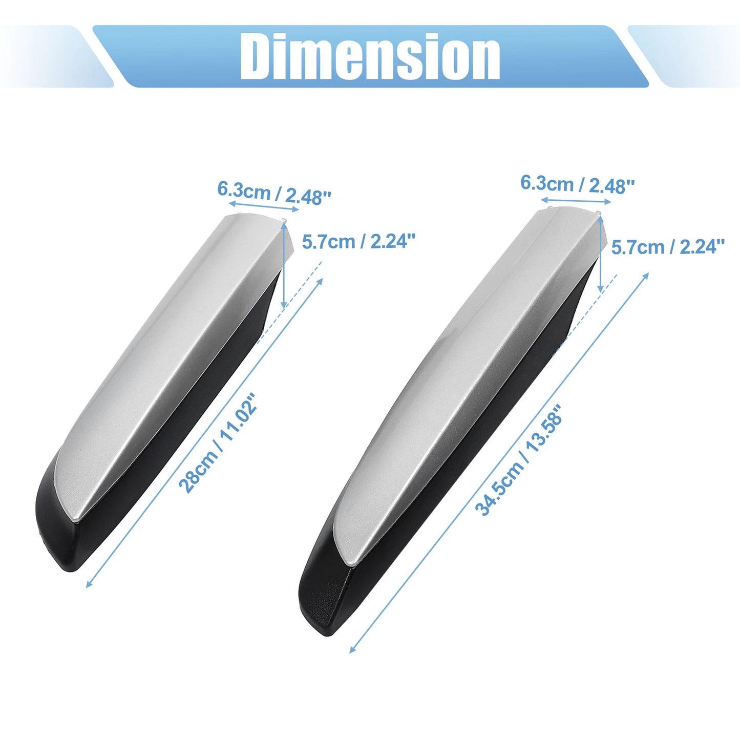 1 Set / Roof Rack Rail Cover End Shell Cap for Toyota RAV4 (2013–2018)