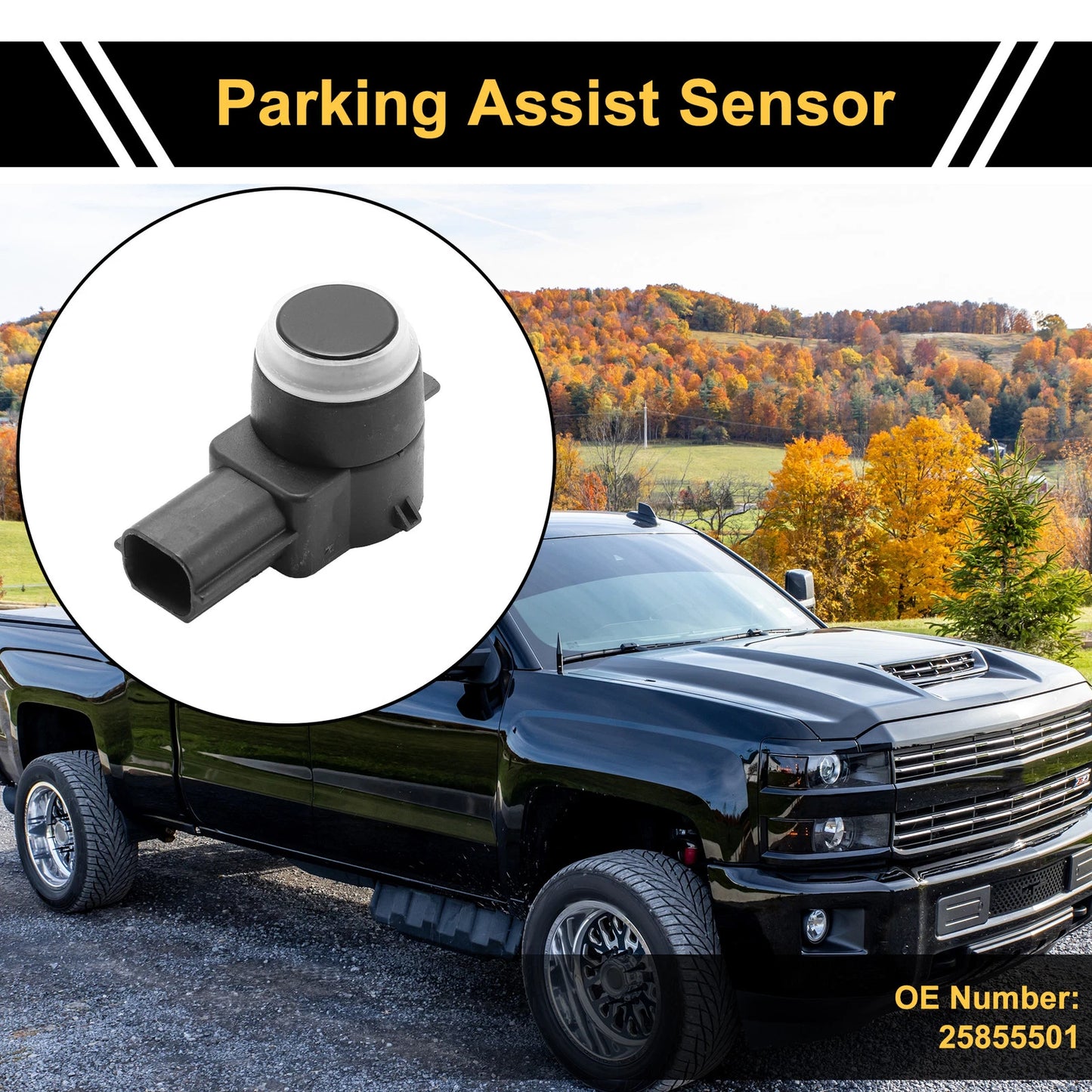 4 x Bumper Reverse Backup Parking Sensor for Chevrolet Silverado