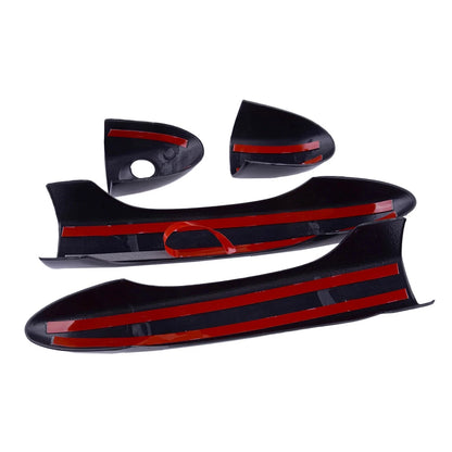 Gloss Black Door Handle Covers for Dodge Dart Sedan (2013-2016)