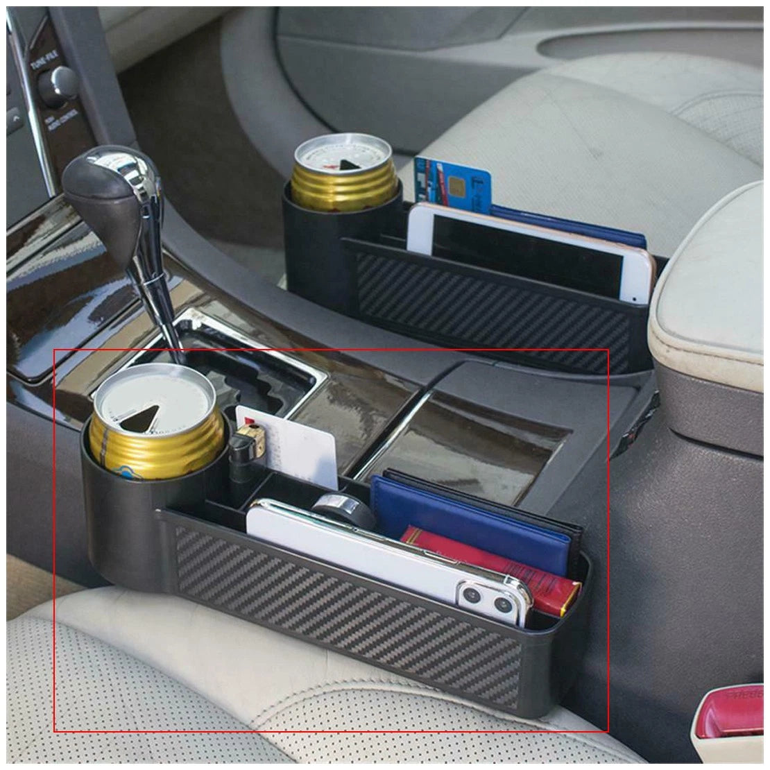 Car Seat Gap Filler Storage Box Organizer