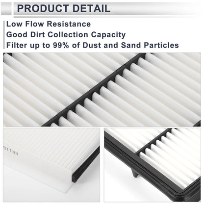 Cabin Air Filter Combo for Mazda CX-5 2.0L 2.2L 2.5L (2013-2024)