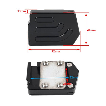 Rear Foot Brake Lever Enlarger Pad for YAMAHA YZF R25 R3 MT25 MT03 (2014-2023)