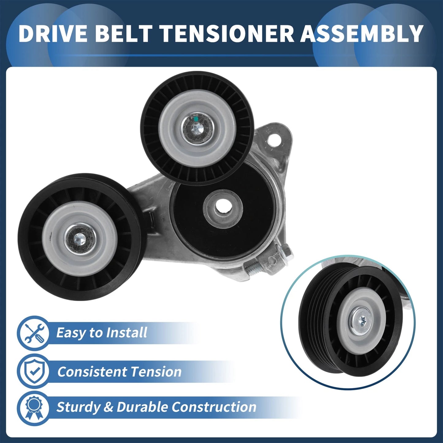 Belt Tensioner for Ford Focus (2003-2007) - Metal 1 Pc