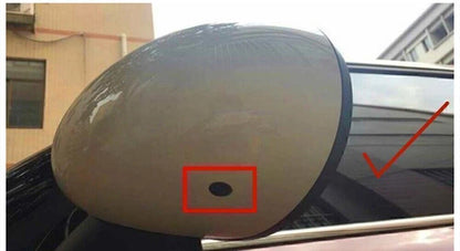 Door View Mirror Cover Cap Black Union Jack for MINI Cooper F54 F55 (14-19)