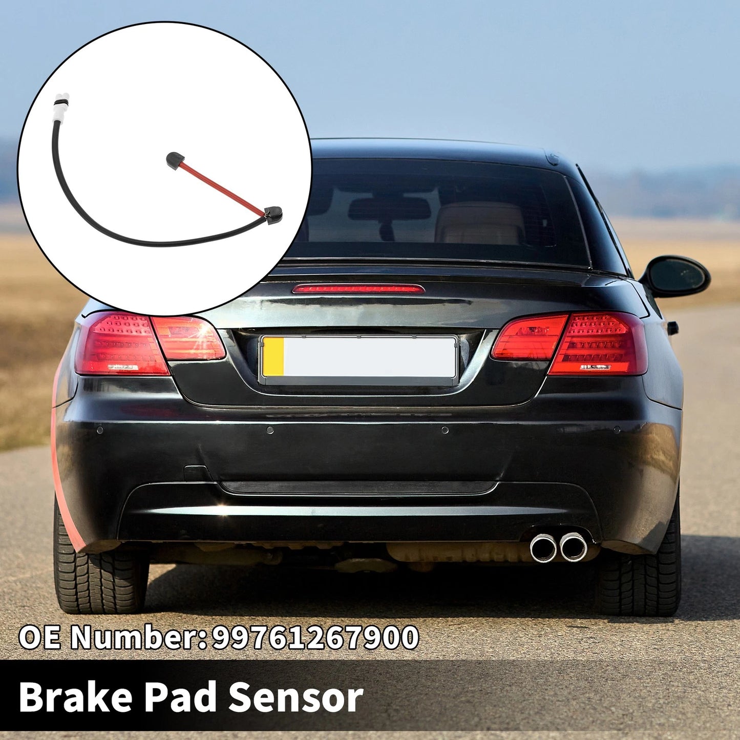 Front Brake Pad Wear Sensor for Porsche Boxster 987 S 3.4 (2005-2008)