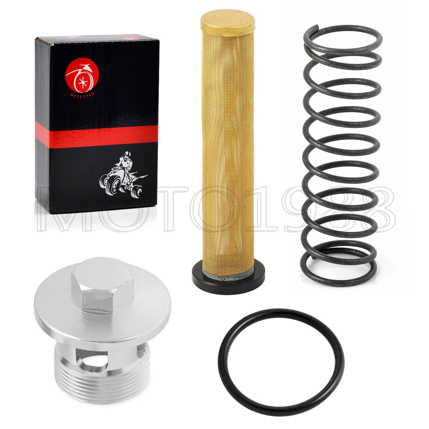 OIL FILTER SCREEN W CAP SPRING for Kawasaki Vulcan 1600 VN1600 A/B/D/G 2003-2008