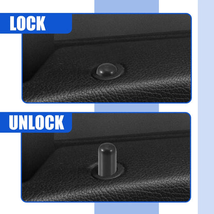 Door Lock Rod Knob & Locking Button Cover for BMW 328i (2007-2013)