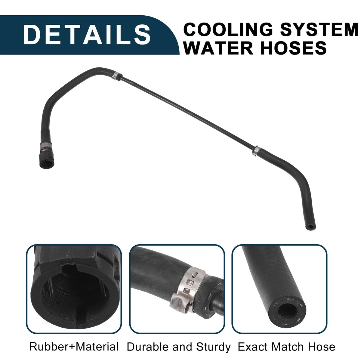 Radiator Hose for BMW Z4 3.0L (2009-2011) - Black 1 x Piece