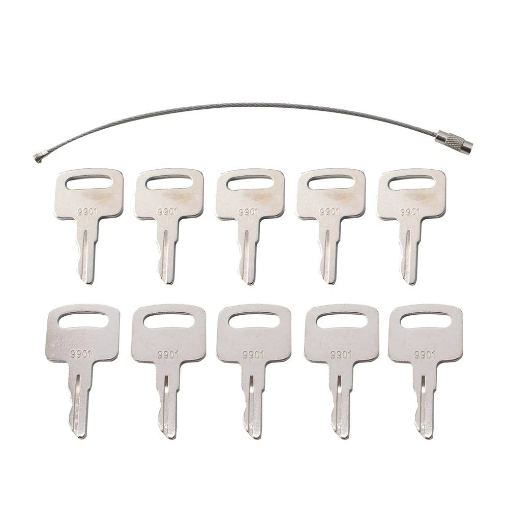 10 x Ignition Keys for JLG Lift T350, 2033E3, 1932E3 (No Year Specified)