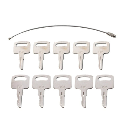 10 x Ignition Keys for JLG Lift T350, 2033E3, 1932E3 (No Year Specified)