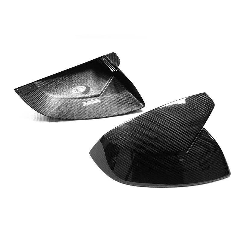 Carbon Fiber Rearview Mirror Cap Cover Trim for Audi Q7 SQ7 Q5 Q5L SQ5 2016-22