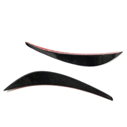 Real Carbon Fiber Side Canards Splitter Spoiler Trim fit For Audi R8 2008-2015