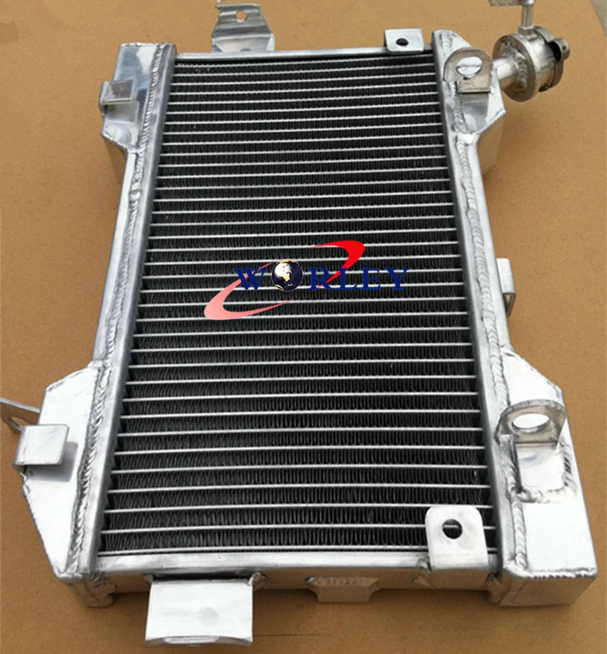 Aluminum Radiator + RED Silicone Hose for SUZUKI LTR450 (2006-2009)