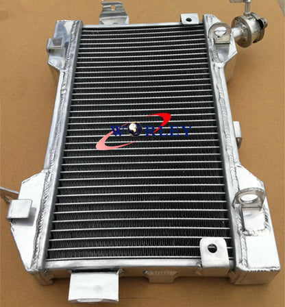 Aluminum Radiator + RED Silicone Hose for SUZUKI LTR450 (2006-2009)