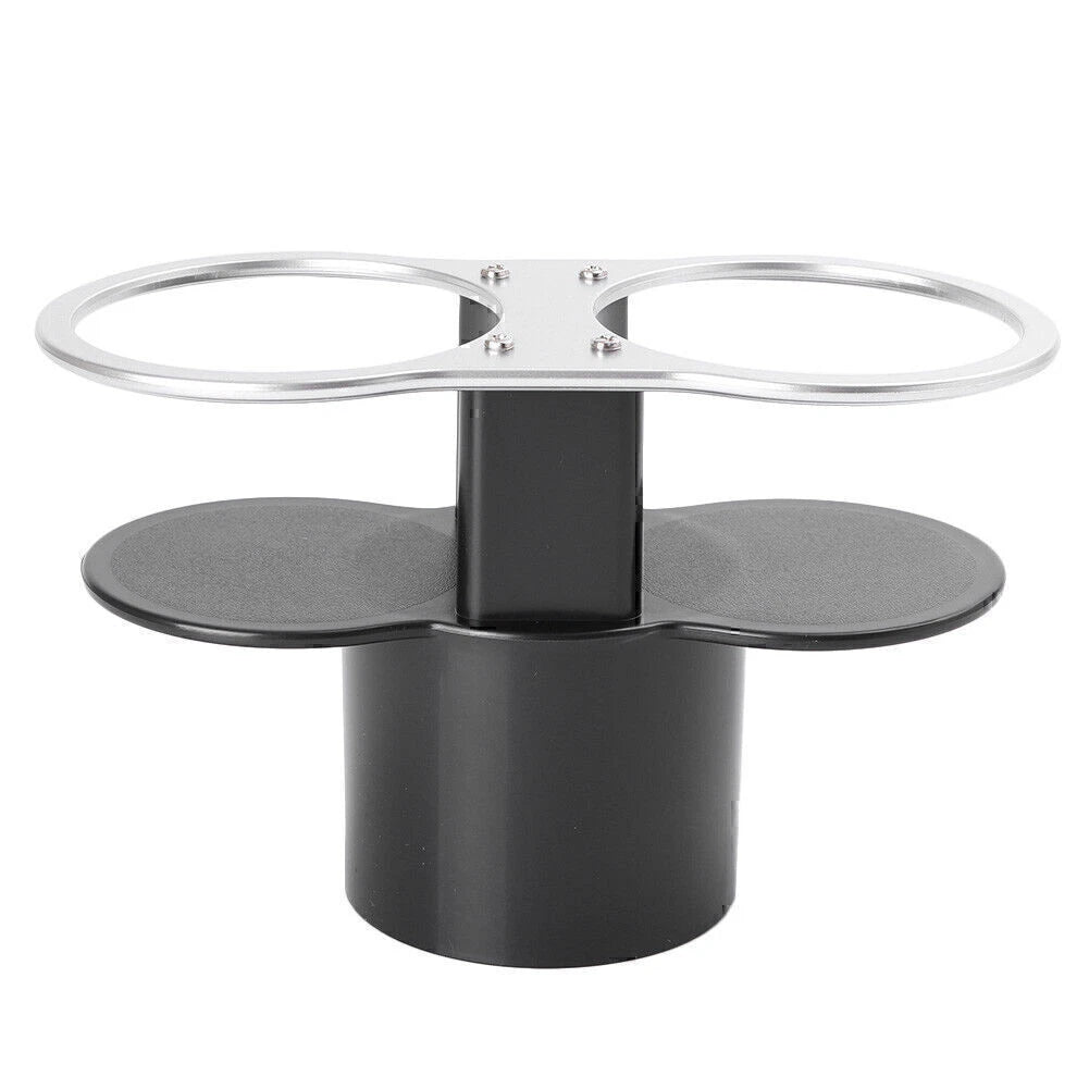 Dual Cup Holders Drink Stand Storage Wedge for Benz