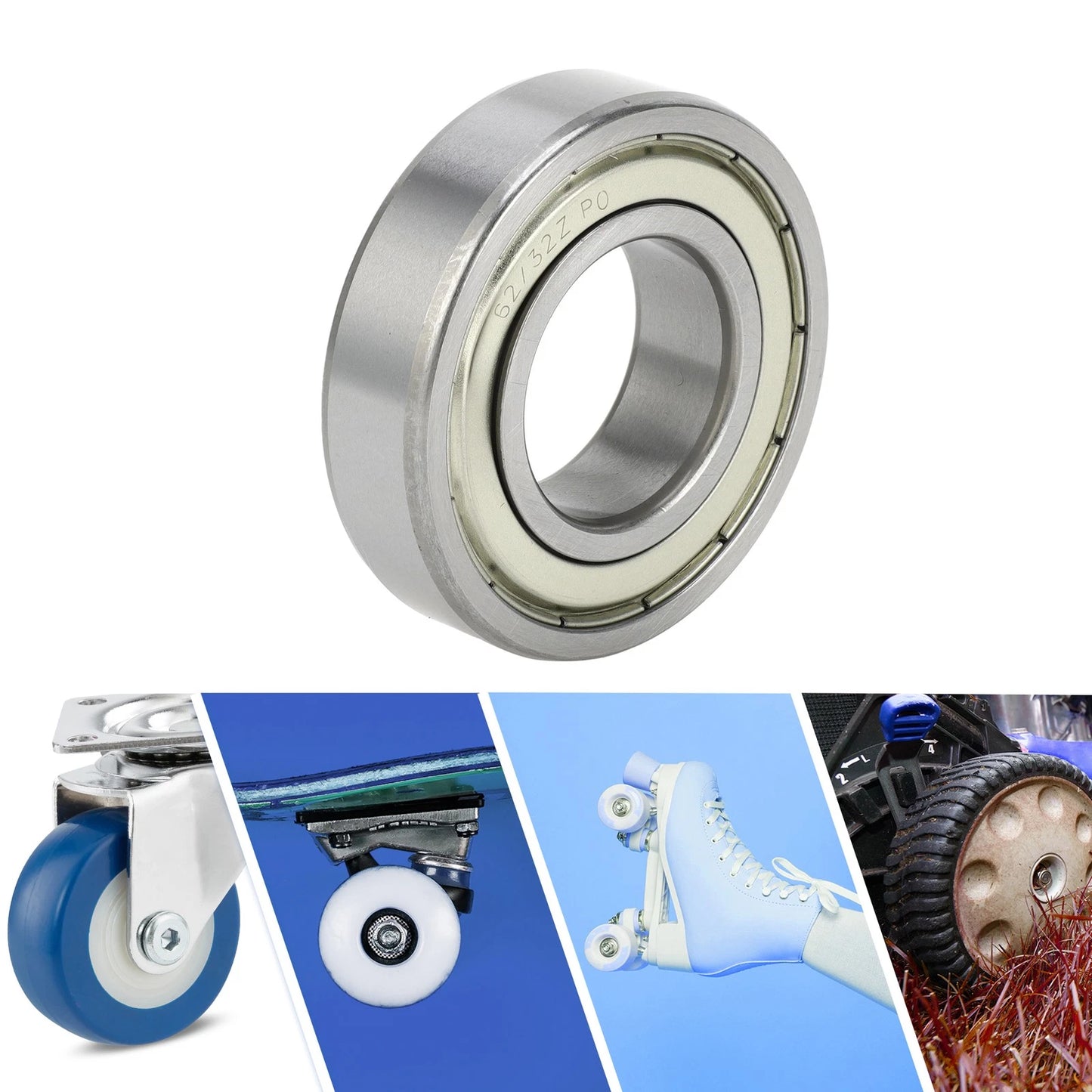 Deep Groove Ball Bearings / 32x65x17mm / Bearings for Scooter Skateboard Wheel