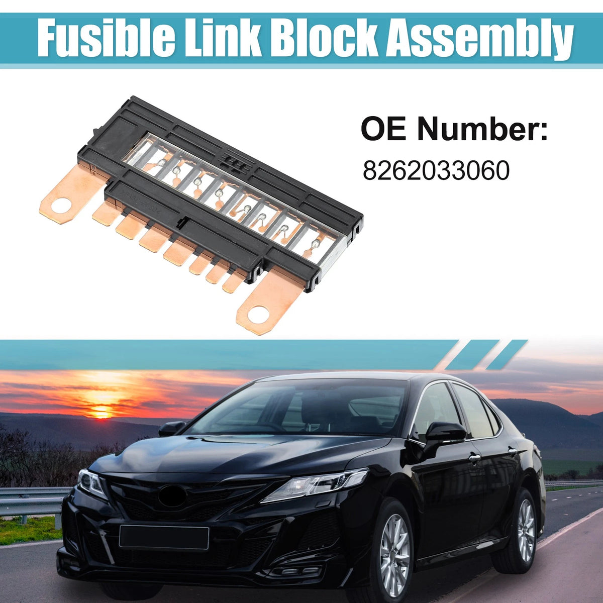 Fusible Block Link Fuse Plastic Metal for Toyota Camry Avalon