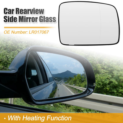 Heated Right Side Rearview Mirror Glass for Land Rover (2010-2013)