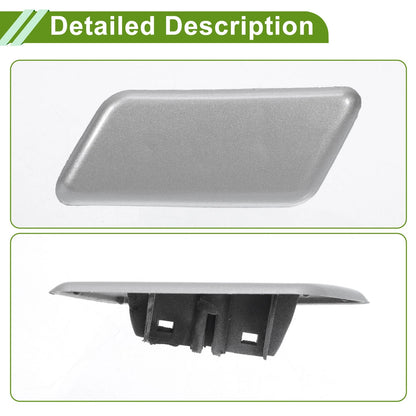 Front Left Washer Nozzle Cover for Toyota Camry (2018-2023) Silver Tone