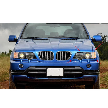 Car Headlight Lens Cover for BMW X5 E53 (2000-2003) - 1 Pair Clear