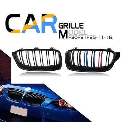 Front Bumper Kidney Grille Cover for BMW F30 320i 328i 335i (2012-2019)
