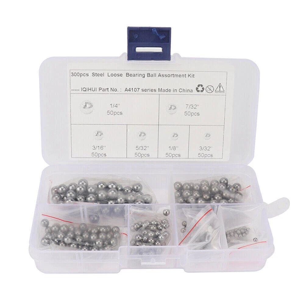 Assorted Loose Bicycle Bearing Balls 1/8" to 1/4" for Bikes