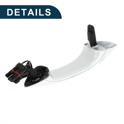 Rear Left Exterior Door Handle for BMW F07 F10 White Silver Tone