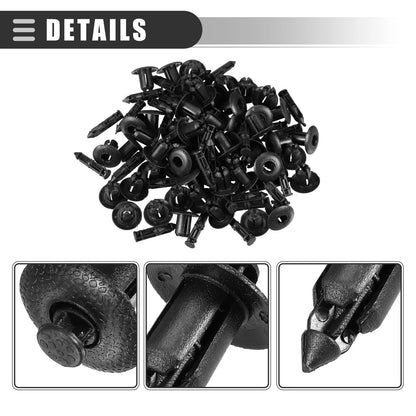 50 Pcs Bumper Grille Radiator Air Deflector Clips for Volvo (2001-2007)