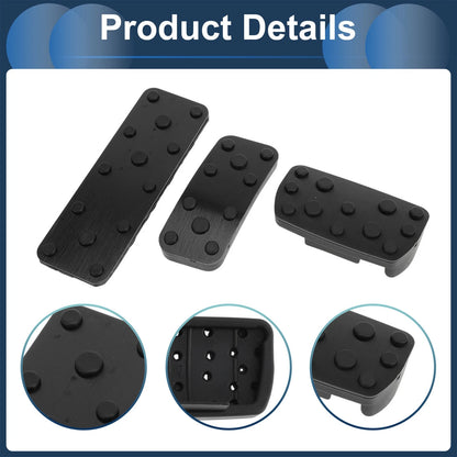 3 x Automatic Foot Accelerator Pedal Covers for Subaru Forester (06-18)