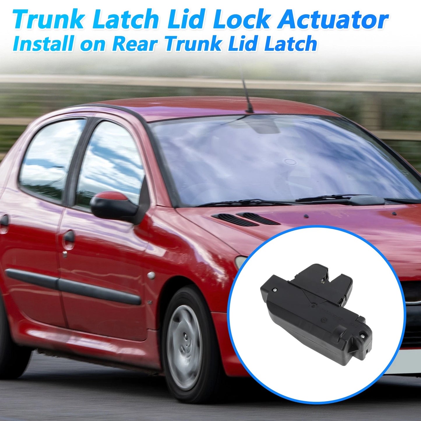 Rear Trunk Latch Lock Actuator for Peugeot 206 SW (2002-2010)