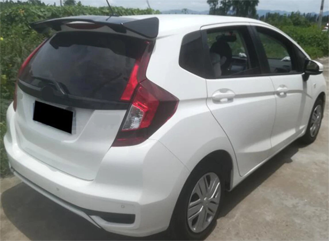 Factory Style Rear Black Spoiler Wing for Honda Fit Jazz Hatchback (2014-2019)
