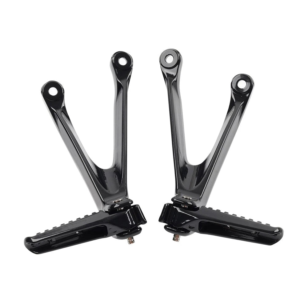 Black Rear Passenger Footrests Pegs for Honda CBR1000RR (2008-2016)