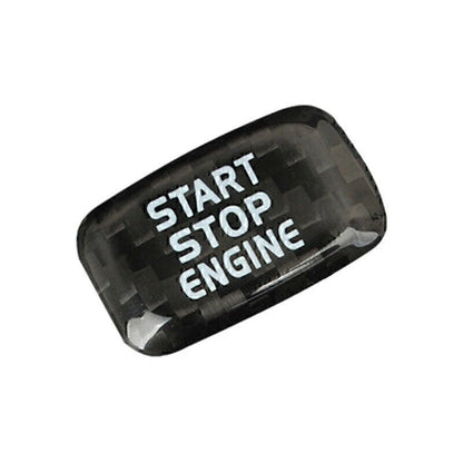 Carbon Engine Start Stop Button Sticker for Volvo V40 V60 S60 S80 XC60