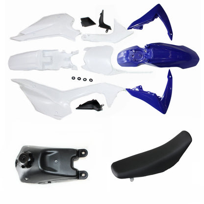 CRF110 Plastics Guard Fairing Fender Kit + Seat + Tank for PIT PRO Dirt Bike