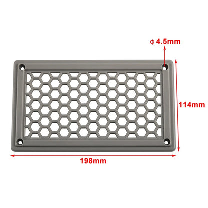 ABS Gray Hexagonal Air Inlet Vent Panel for RV Bus (No Year)