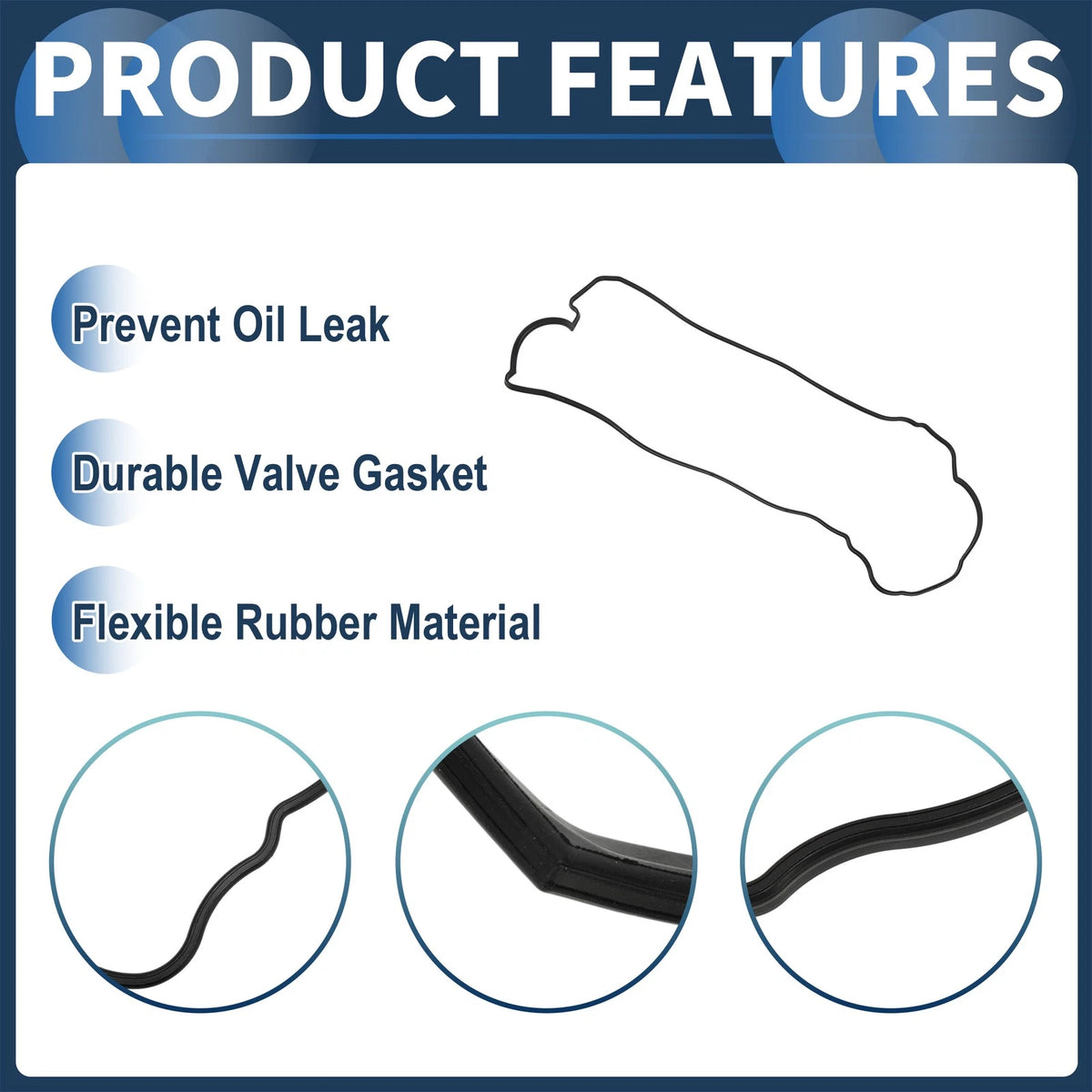 Engine Valve Cover Gasket for Toyota Auris (2006-2012) - 1 x Gasket