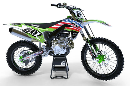 Custom Graphics Kit for Kawasaki KLX 110 (2010-2025) SWAT Style Stickers