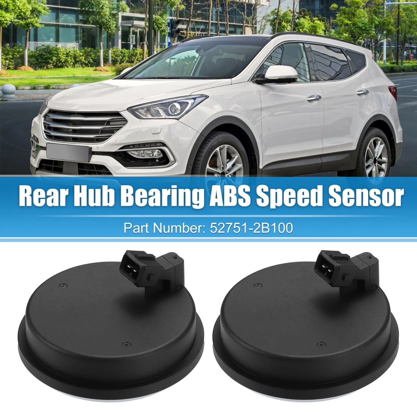Rear Hub Bearing ABS Speed Sensors for Hyundai Santa Fe, Kia (2001-2023)