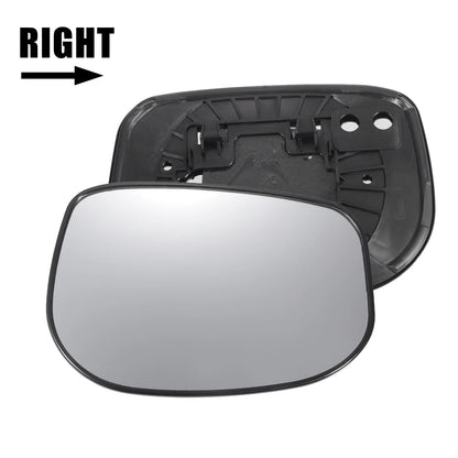 Right Side White Mirror Glass w/ Back Non-heated for Honda Fit Jazz (2009-2013)