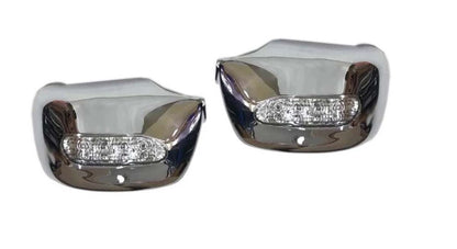 L.E.D Chrome Mirror Covers for Isuzu D-Max (2002-2006)