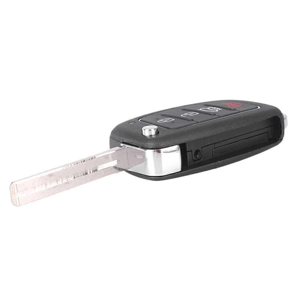 Remote Car Key Fob Shell Case 4 Buttons for Hyundai Santa Fe (2013-2014)
