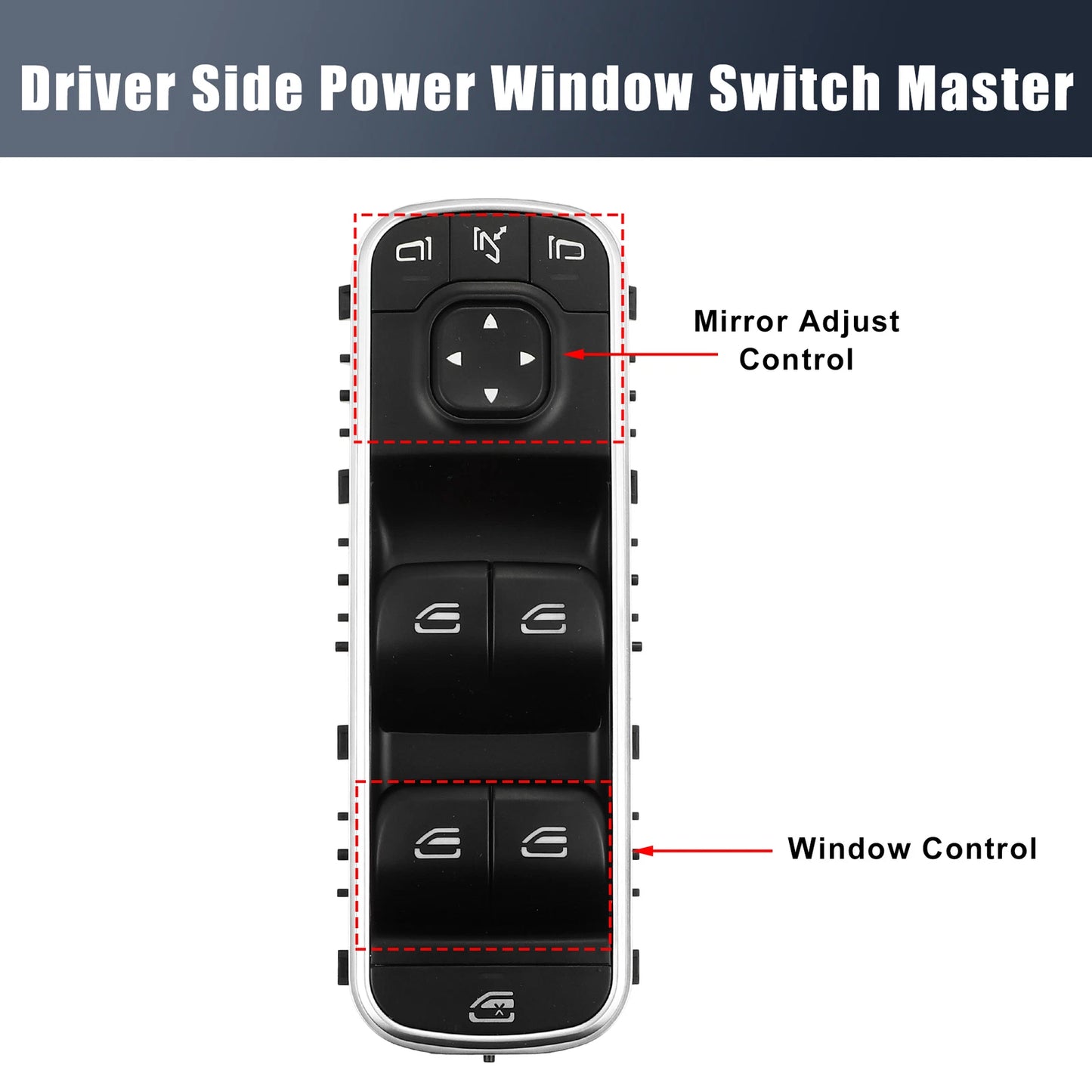 Power Window Switch for Mercedes A220 CLA250 (2019-2021)