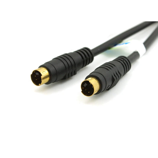 1.5M SVHS S-Video Cable 4 pin Lead TV Out Video Mini D Plug Cable GOLD